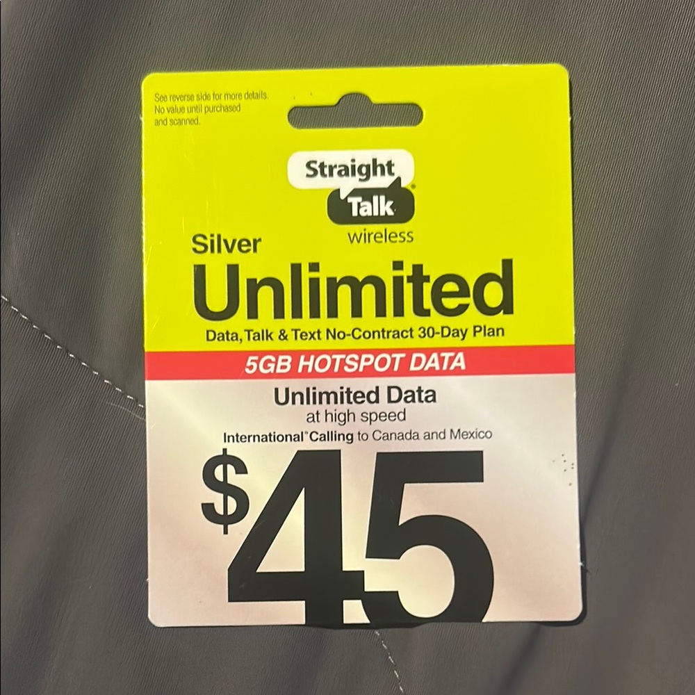 Straight Talk data card